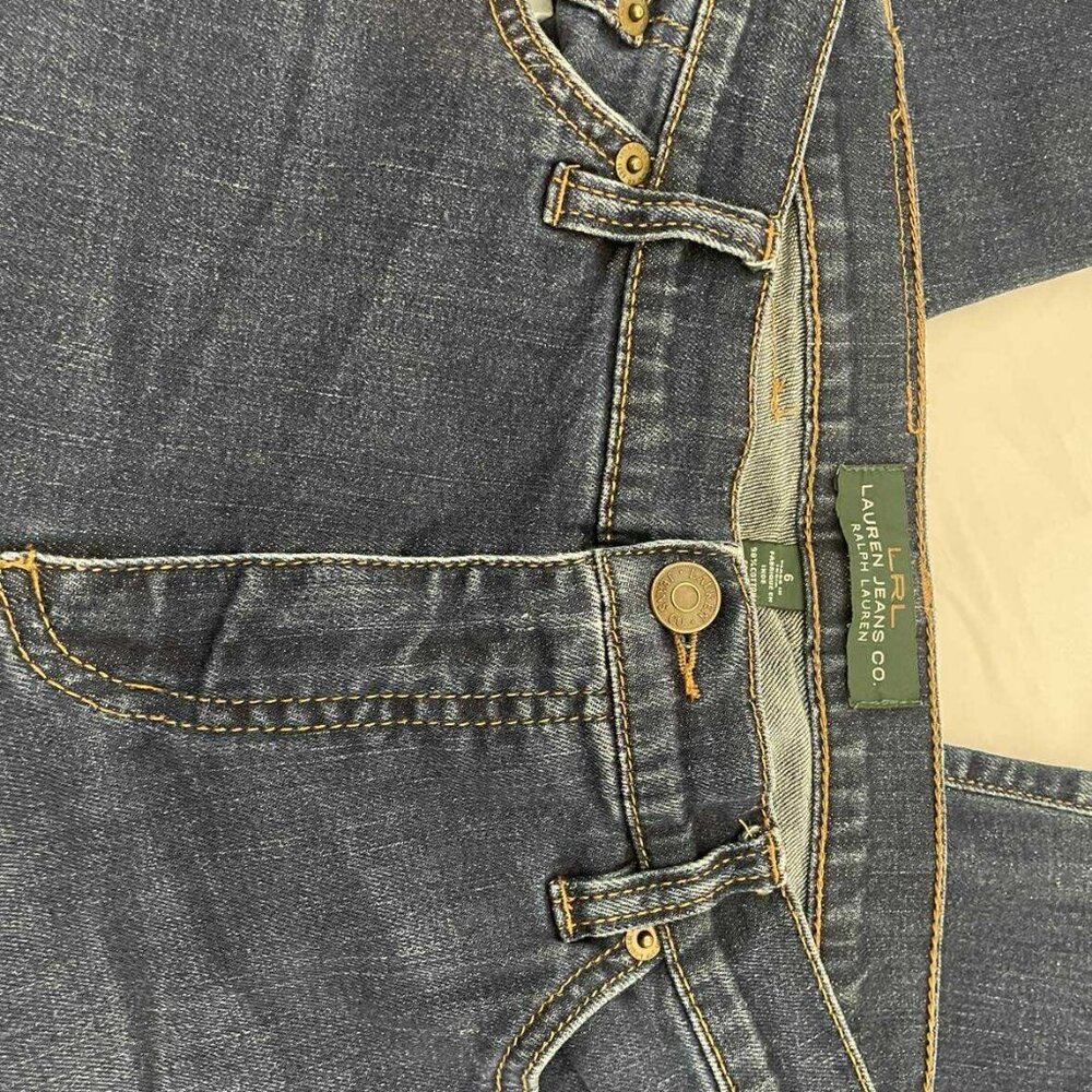 Women-LRL Ralph Lauren Jeans Size 6 Dark wash